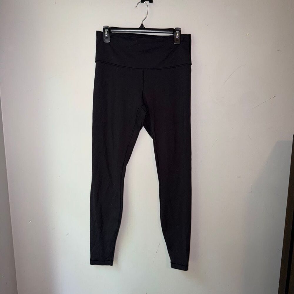 Lululemon black full length leggings size 10